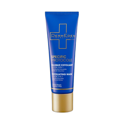 DERMEDEN Mascarilla Exfoliante detox 50ml (fondo limpio)