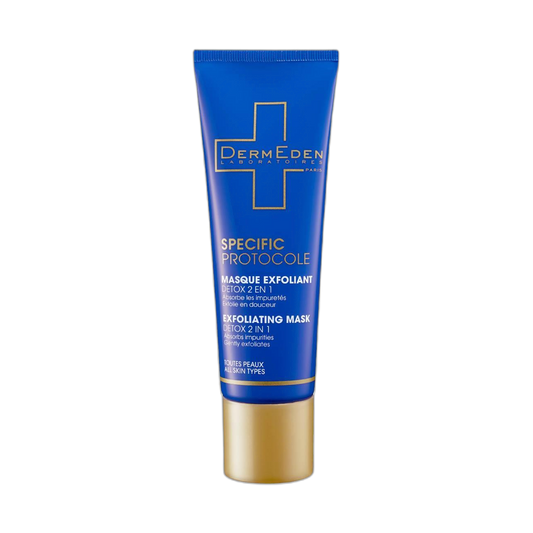 DERMEDEN Mascarilla Exfoliante detox 50ml (fondo limpio)