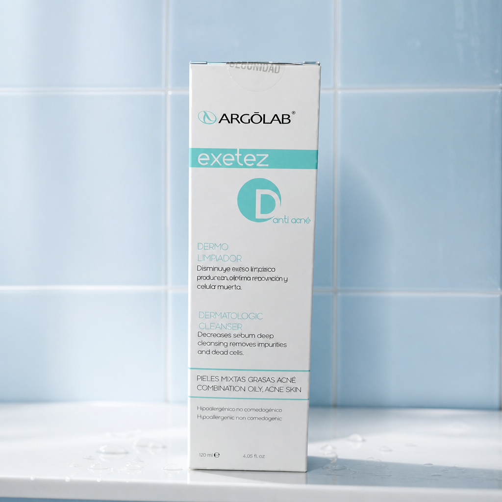 ARGOLAB Exetez D dermolimpiador 125ml — foto de ambiente limpiador facial | Supiel