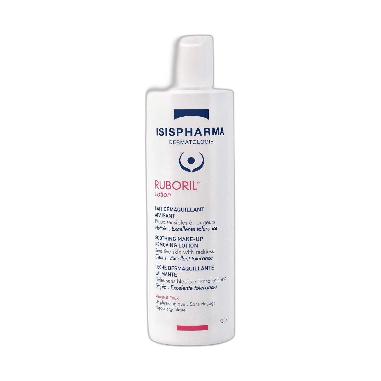 ISISPHARMA RUBORIL Loción leche desmaquillante 250ml (fondo limpio)