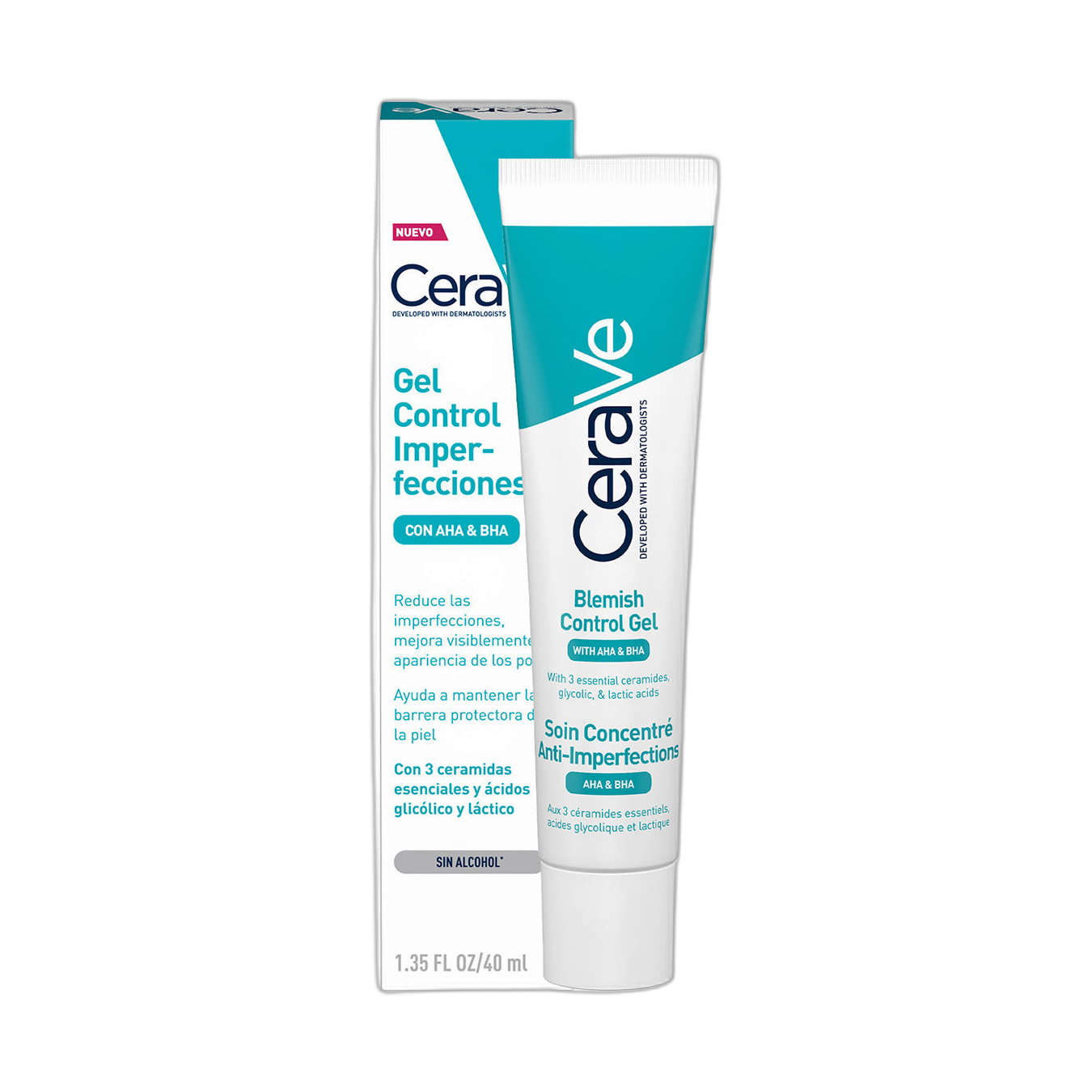 CERAVE Gel control imperfecciones 40ml (fondo limpio)