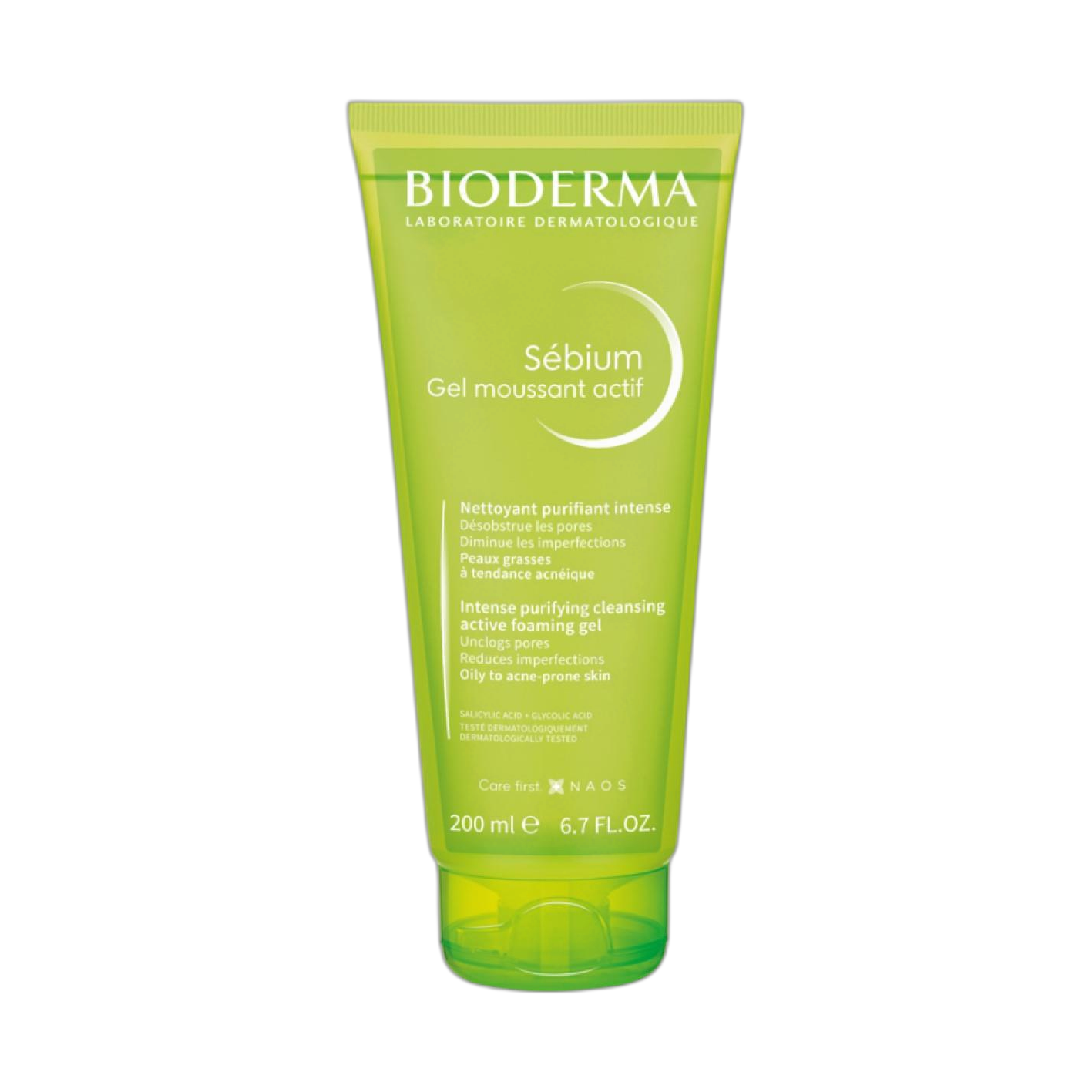 BIODERMA Sébium gel moussant actif 200ml (fondo limpio)