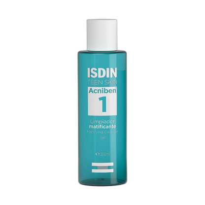 ISDIN Acniben limpiador matificante 200ml (fondo limpio)