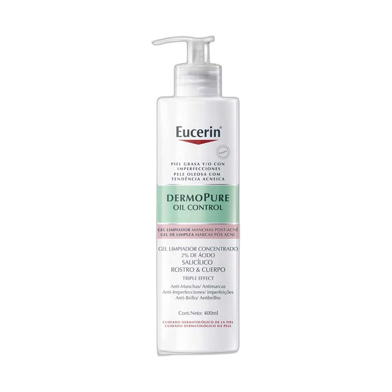EUCERIN Dermopure limpiador concentrado 400ml (fondo limpio)