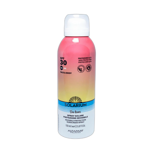 SOLARIUM FPS30 Invisible protection sunscreen spray 150ml (fondo limpio)