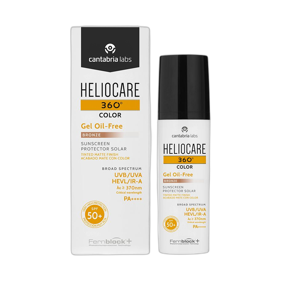 HELIOCARE 360 Gel oil-free color bronze 50ml (fondo limpio)