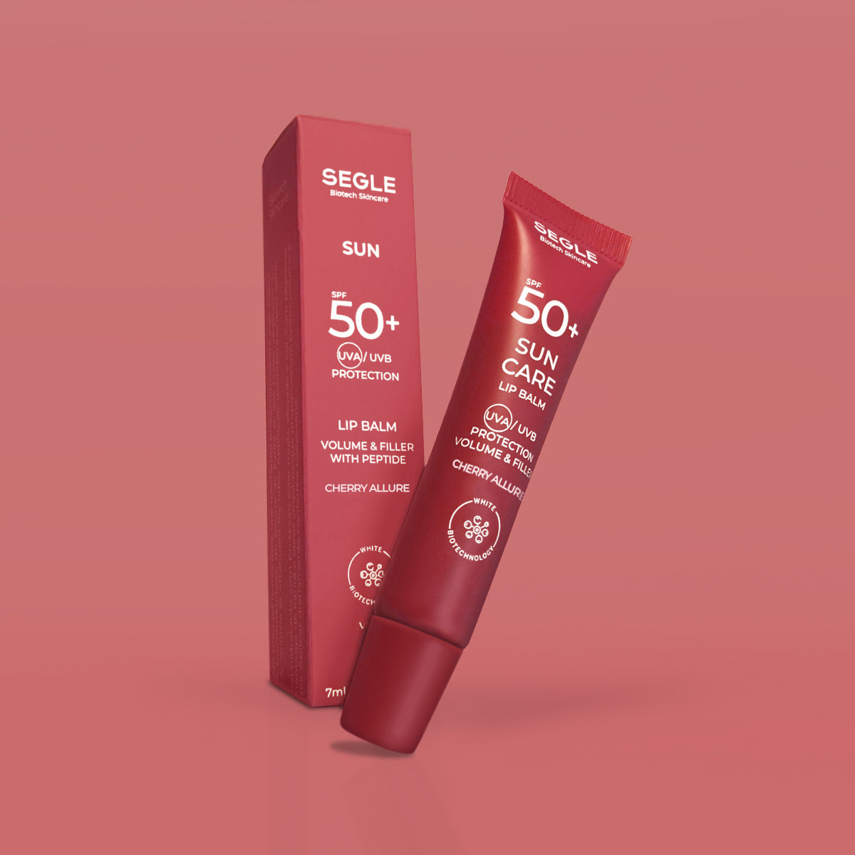 SEGLE Lip balm FPS50+ 7ml - Cherry allure (rojo)