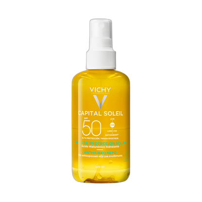 VICHY Capital soleil agua solar hidratante fps50 200ml (fondo limpio)