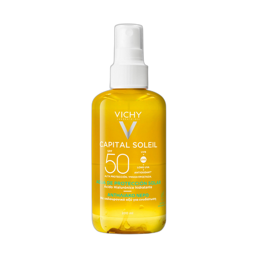 VICHY Capital soleil agua solar hidratante fps50 200ml (fondo limpio)