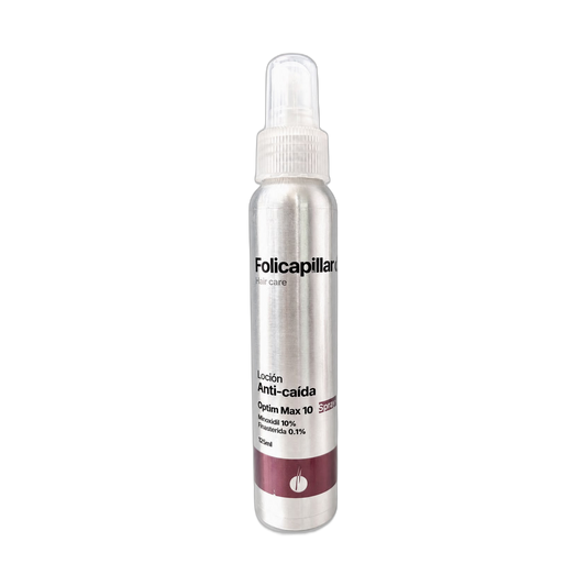 FOLICAPILLAR Minoxidil 10% + Finasterida loción 125ml (fondo limpio)