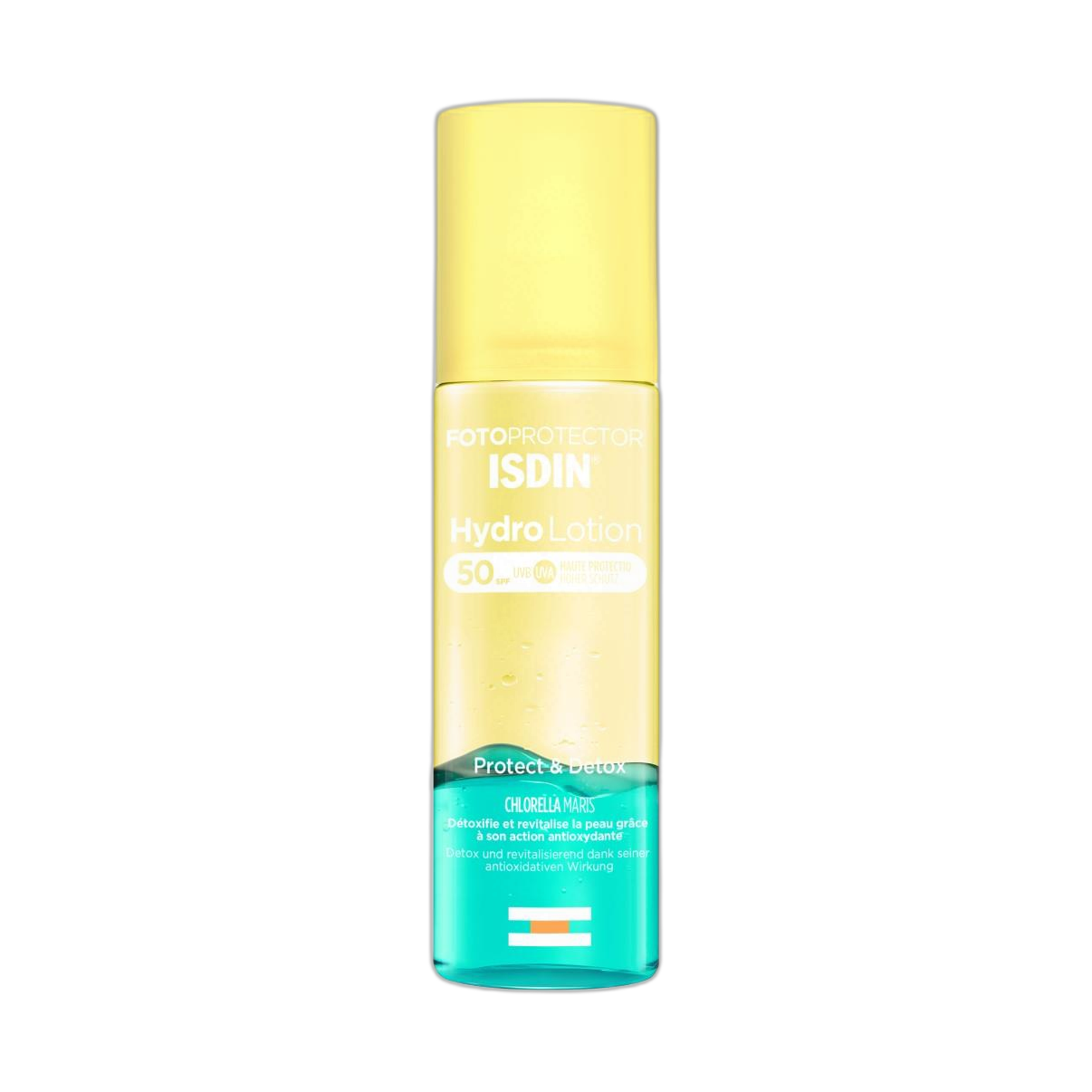 ISDIN Hydrolotion spf 50+ 200ml (fondo limpio)