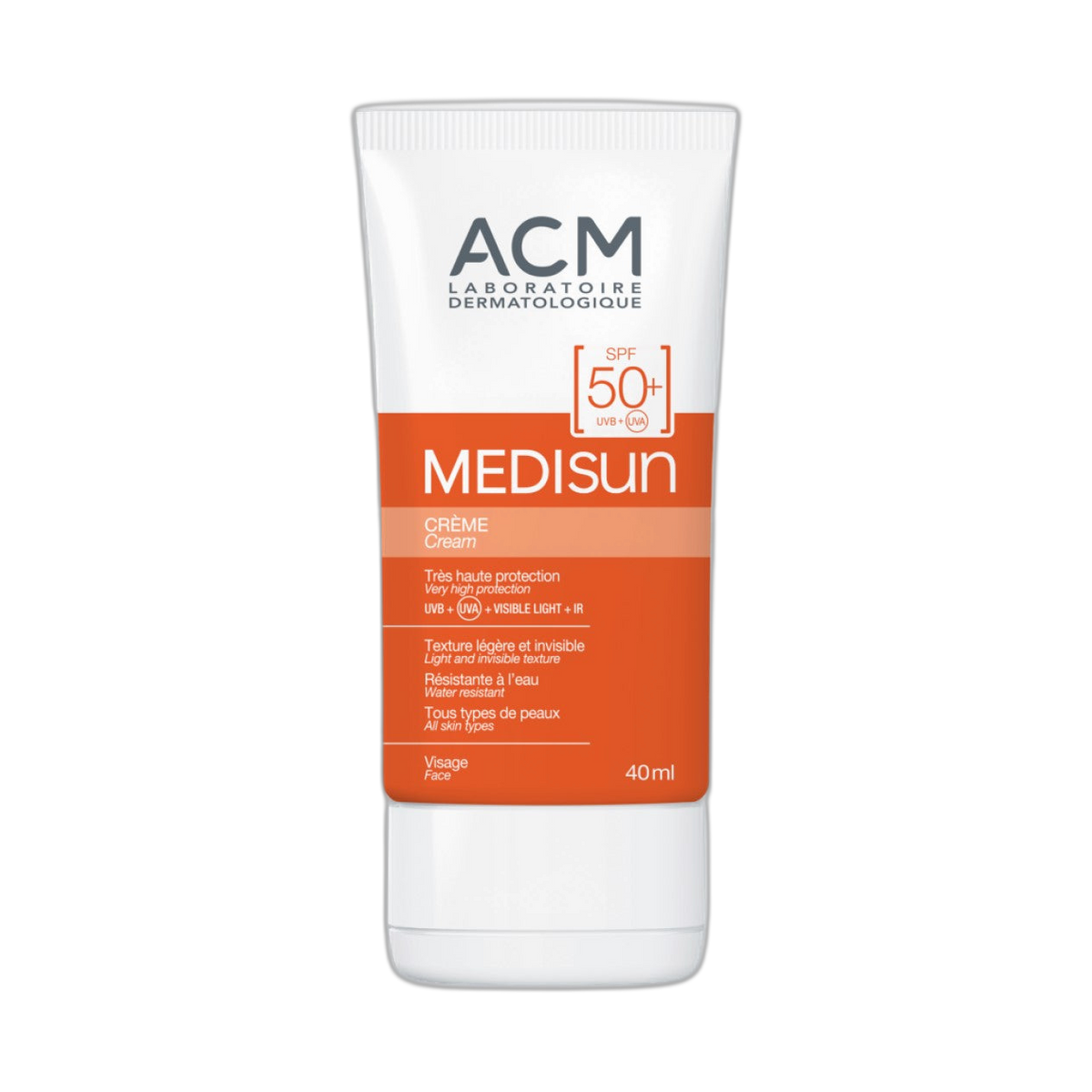 ACM MEDISUN Crema solar fps50+ 40ml (fondo limpio)