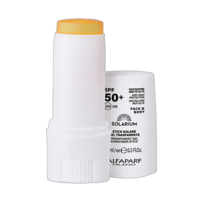 SOLARIUM FPS50+ Transparent gel sunscreen stick 9ml (fondo limpio)