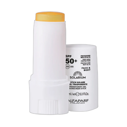 SOLARIUM FPS50+ Transparent gel sunscreen stick 9ml (fondo limpio)