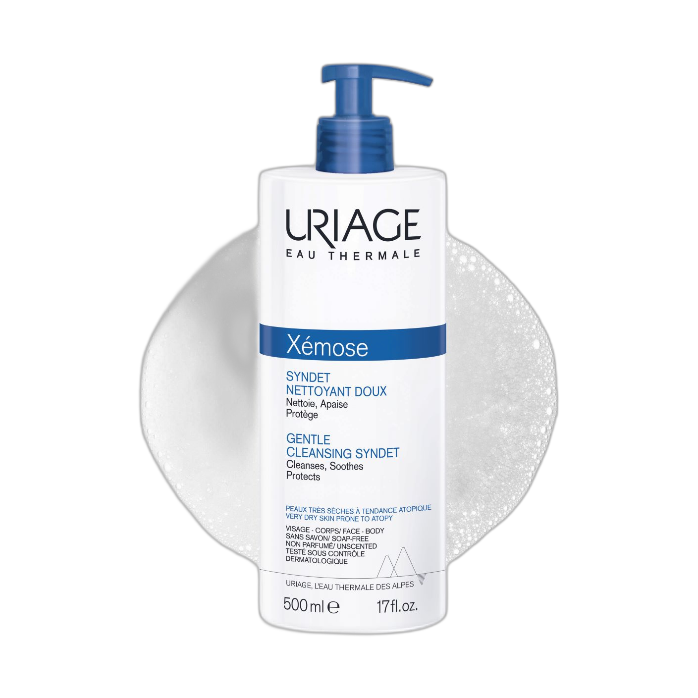 URIAGE Xemose syndet limpiador 500ml (fondo limpio)