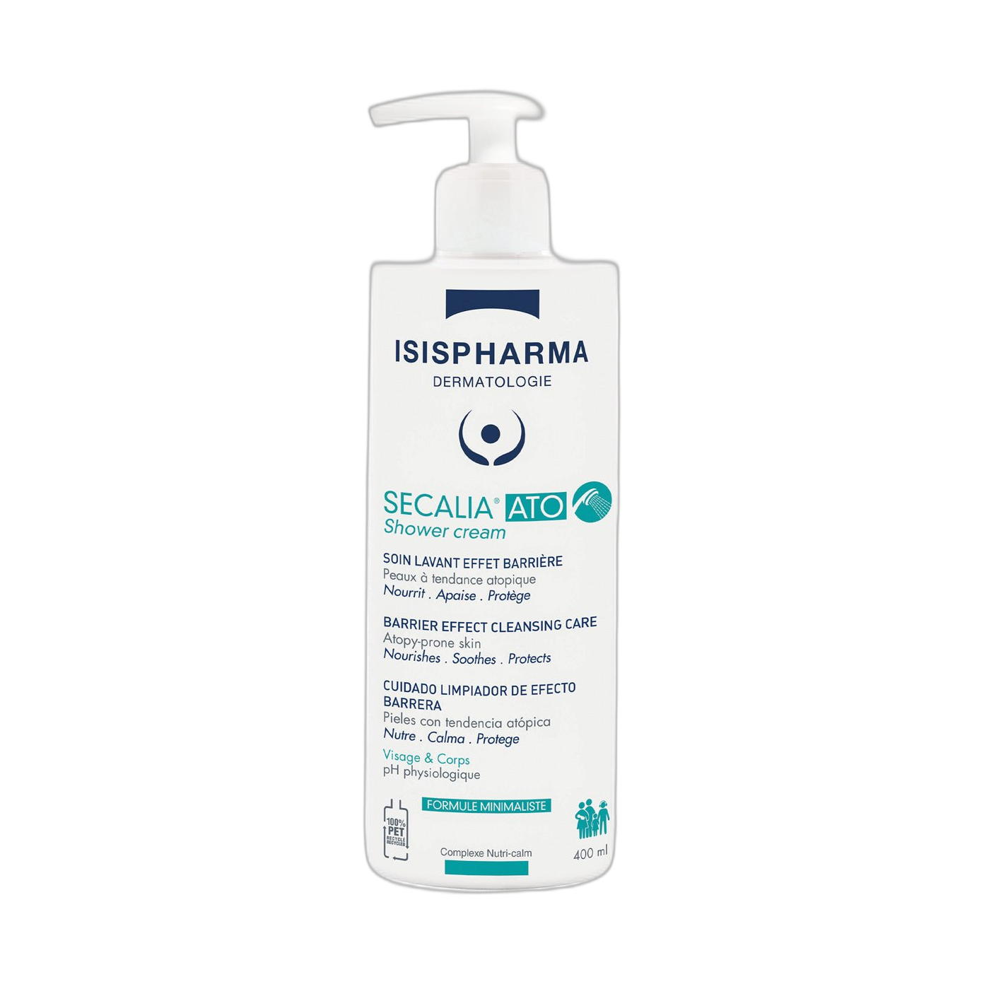 ISISPHARMA Secalia Ato Shower Cream 400Ml (fondo limpio)