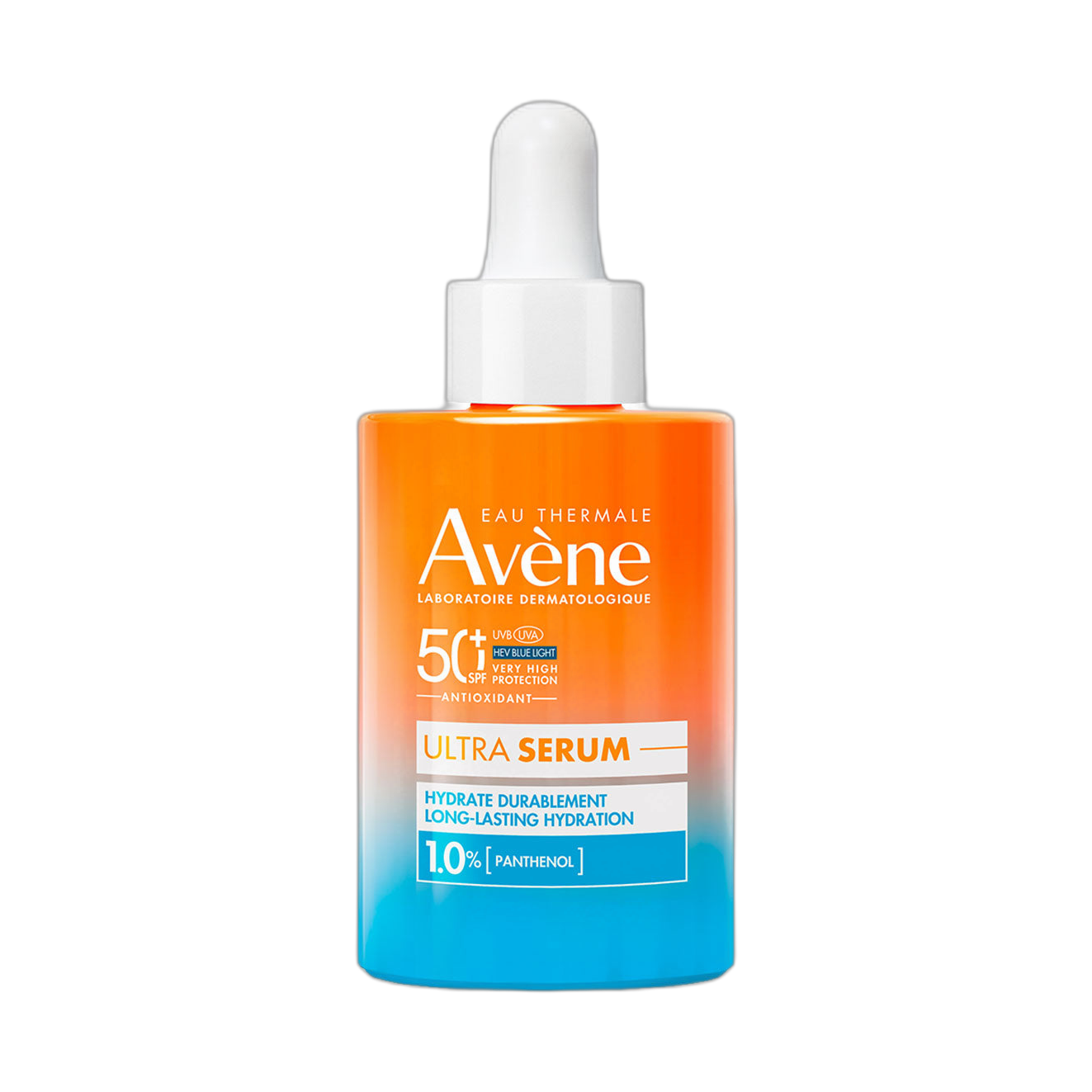 AVENE Protector solar facial en serum fps50+ efecto hidratante (2en1) 30ml (fondo limpio)