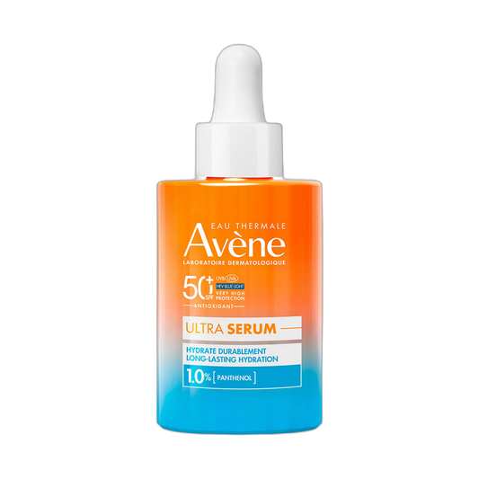AVENE Protector solar facial en serum fps50+ efecto hidratante (2en1) 30ml (fondo limpio)