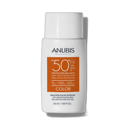 ANUBIS Anti-Aging sun emulsion color spf50+ 50ml (fondo limpio)