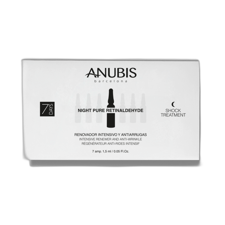 ANUBIS 7 Days Night Pure Retinaldehyde 7 amp x 1.5ml (fondo limpio)