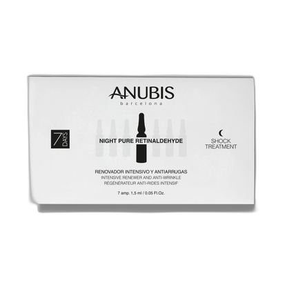 ANUBIS 7 Days Night Pure Retinaldehyde 7 amp x 1.5ml (fondo limpio)