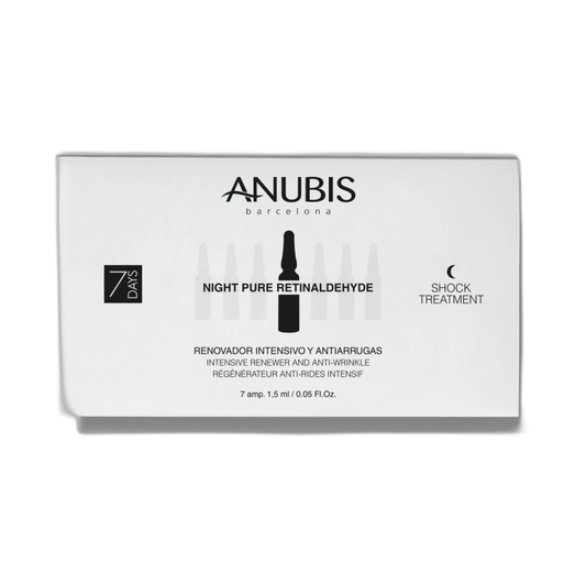 ANUBIS 7 Days Night Pure Retinaldehyde 7 amp x 1.5ml (fondo limpio)