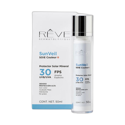 RÉVE SunVeil SOIE color 50ml (fondo limpio)