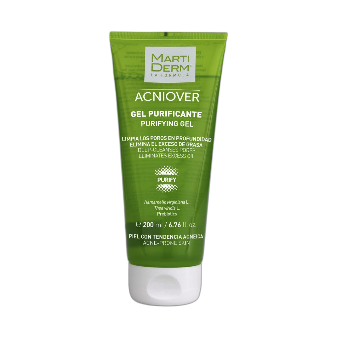 MARTIDERM Acniover Gel Purificante 200ml (fondo limpio)