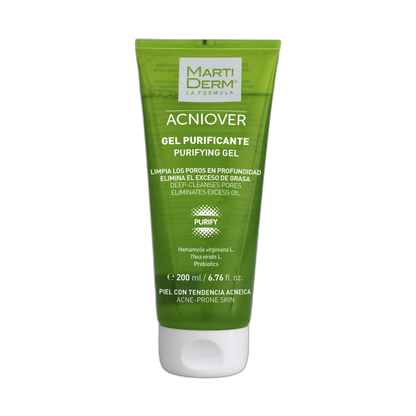 MARTIDERM Acniover Gel Purificante 200ml (fondo limpio)