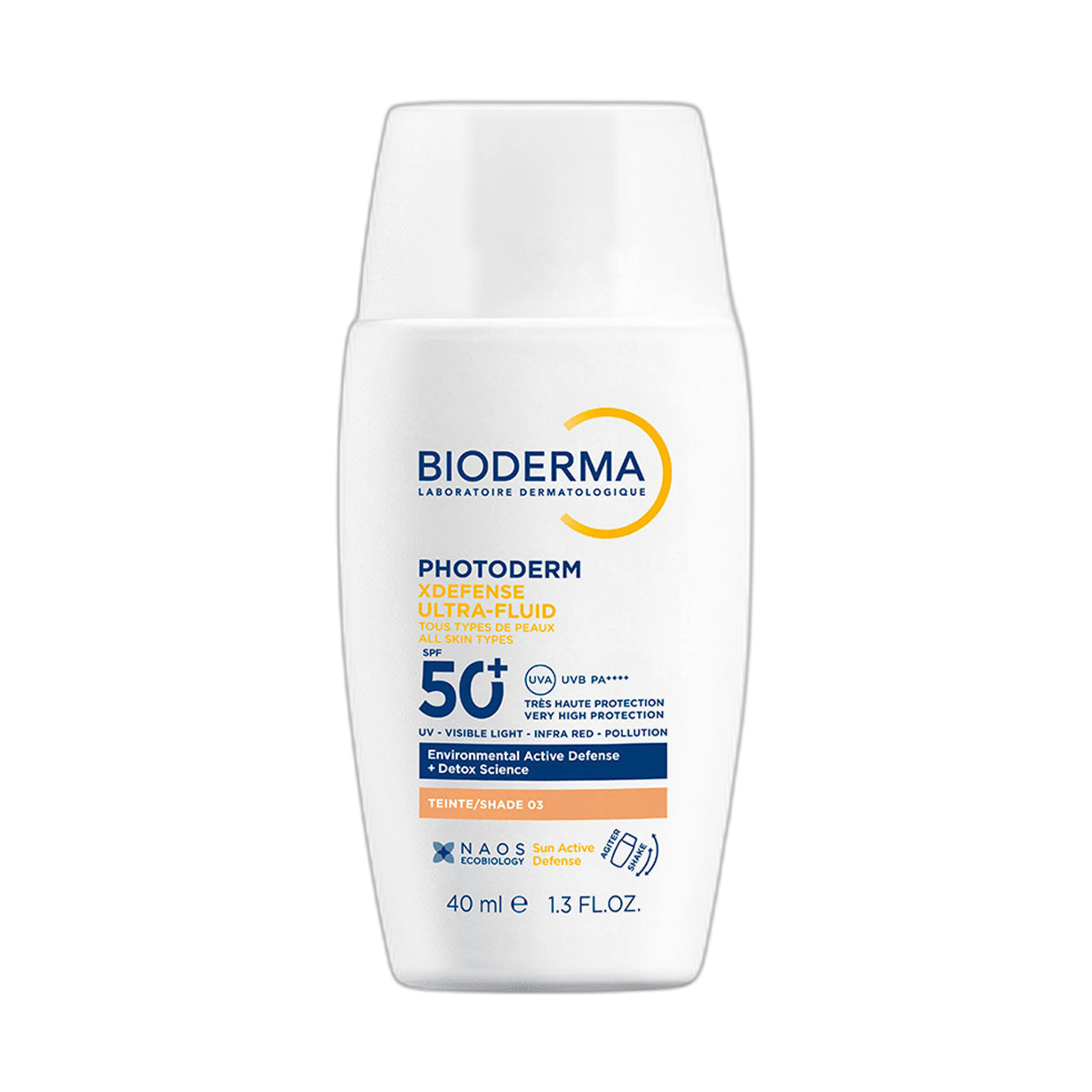 BIODERMA Photoderm Xdefense Dorado Fps50+ 40ml (fondo limpio)