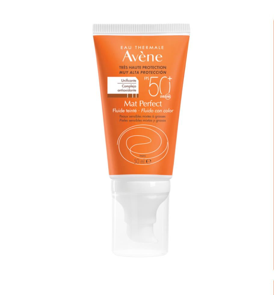 AVENE Mat perfect con color fps50+ 50ml