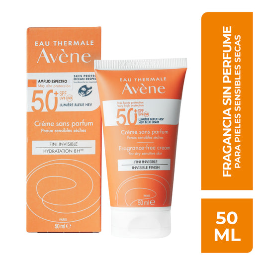 AVENE Crema sin color 50+ 50ml