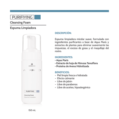 ALL SKIN MED Purifying espuma limpiadora 150ml