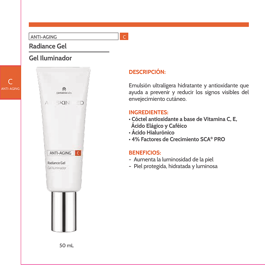 ALL SKIN MED Antiaging C gel iluminador 30ml