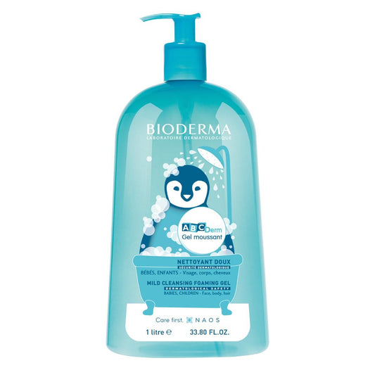 BIODERMA ABCderm gel moussant 1Lt