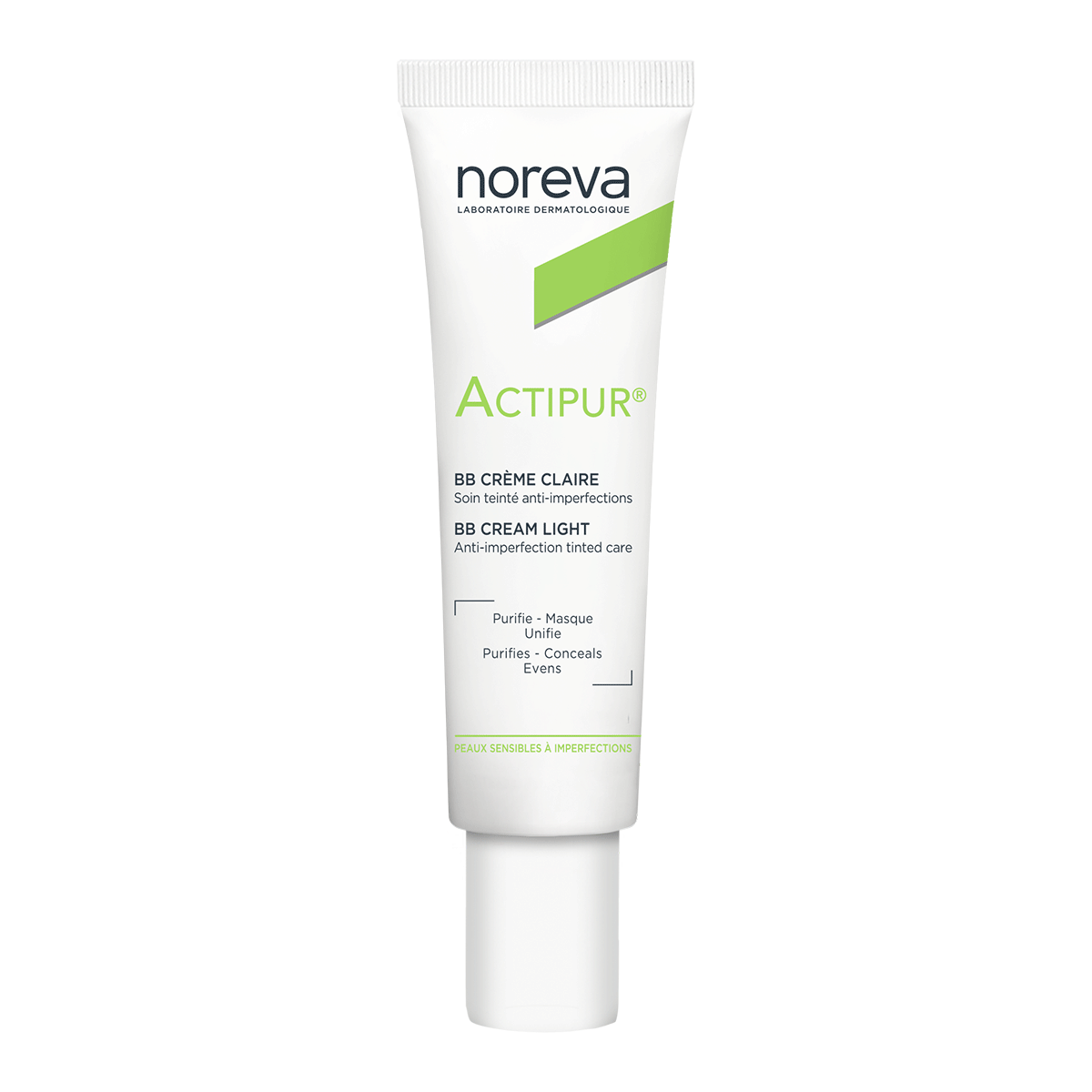 NOREVA Actipur BB Crema Anti-Imperfecciones color claro 30ml