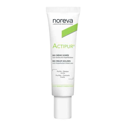 NOREVA Actipur BB Crema Anti-Imperfecciones color dorado 30ml