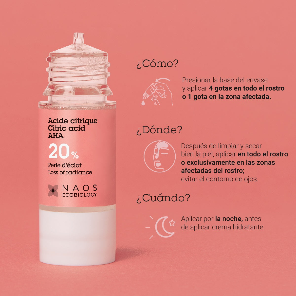 ETAT PUR Activo puro ácido cítrico 20% 15ml