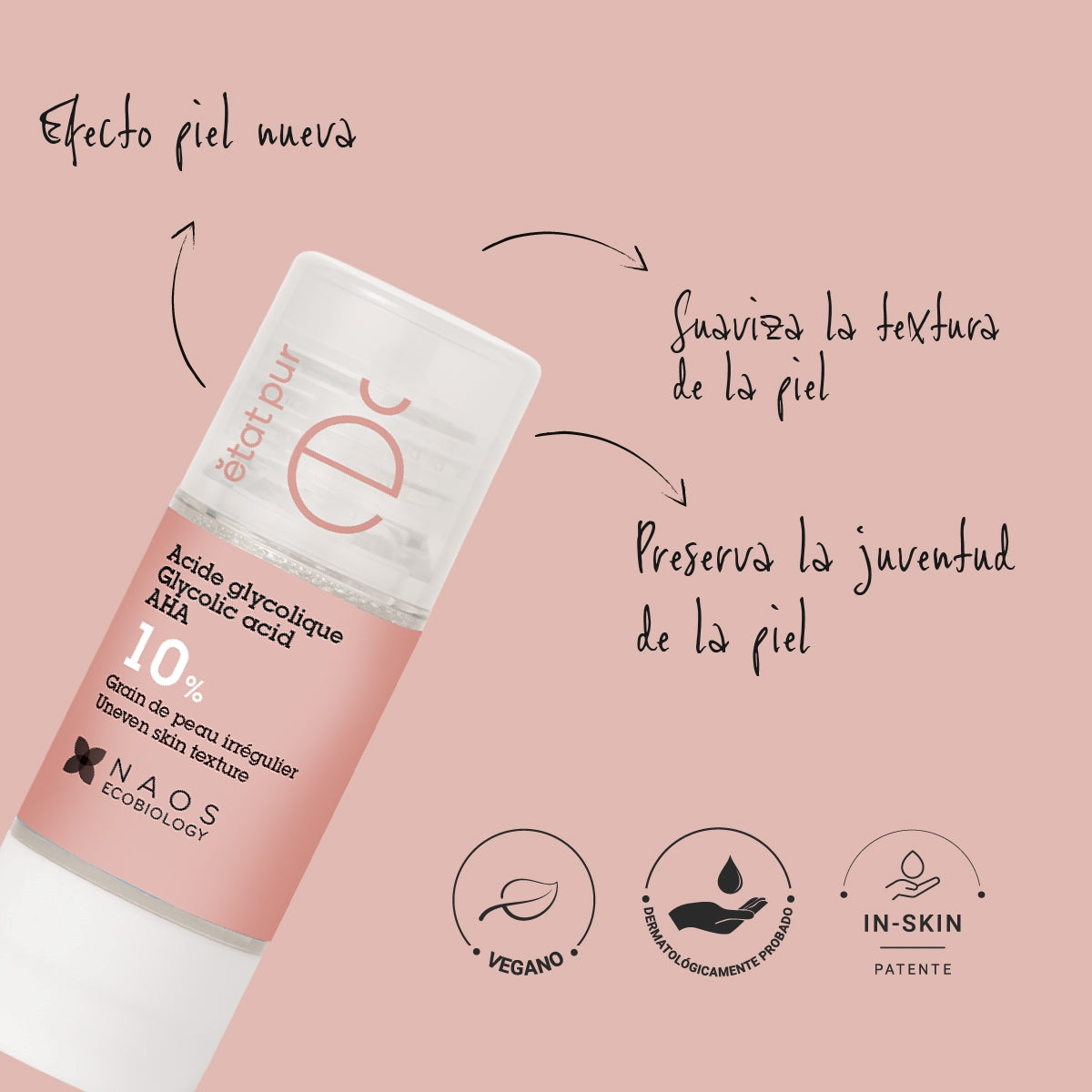 ETAT PUR Activo puro ácido glicólico 10% 15ml