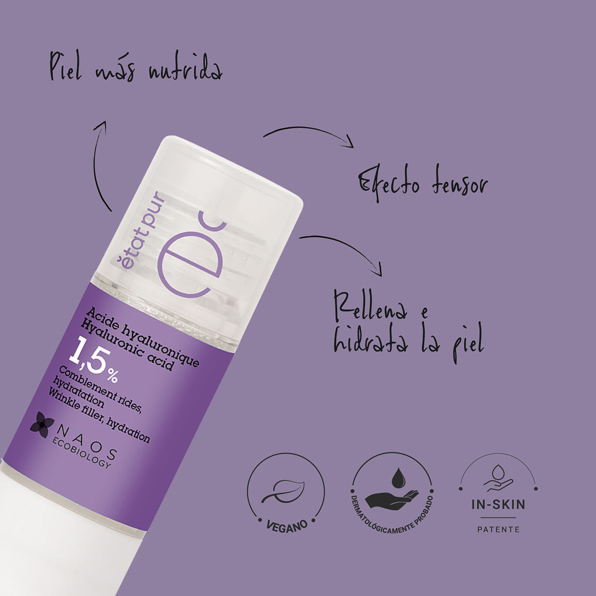 ETAT PUR Activo puro ácido hialurónico 1.5% 15ml