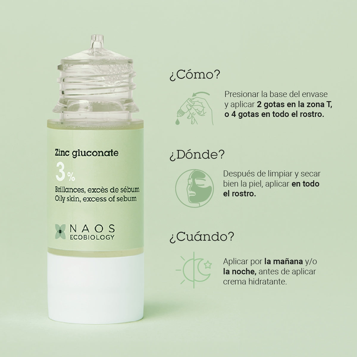 ETA PUR Activo puro gluconato de zinc 3% 15ml
