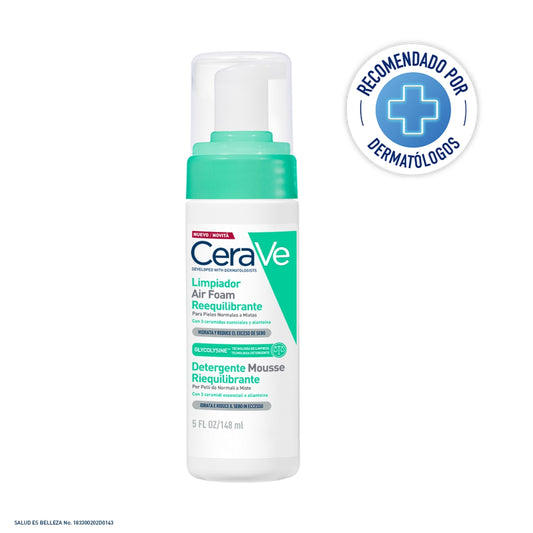 CERAVE Limpiador air foam reequilibrante 148ml