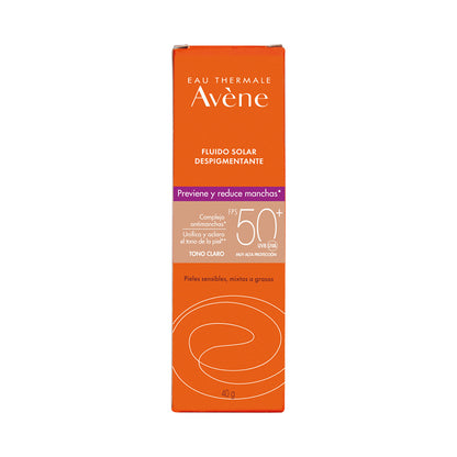 AVENE Fluido Solar despigmentante 40g tono claro