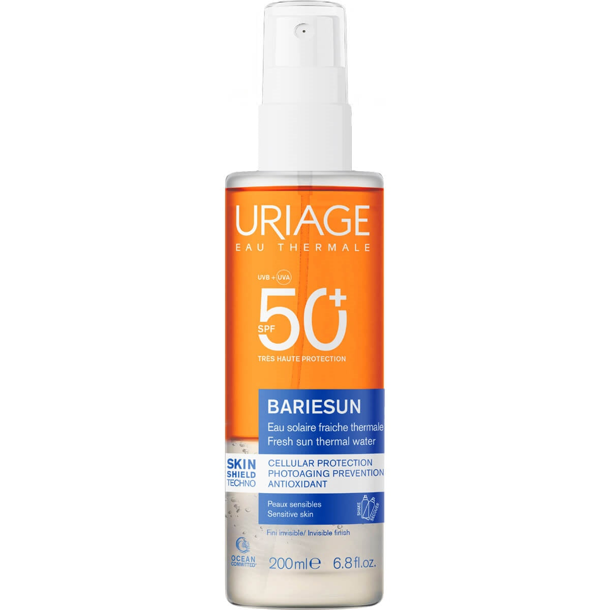 URIAGE Bariesun agua solar FPS50+ 200ml