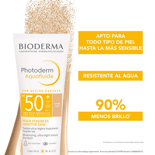 BIODERMA Photoderm Max Aquafluido Tono Claro Spf50+ 40ml