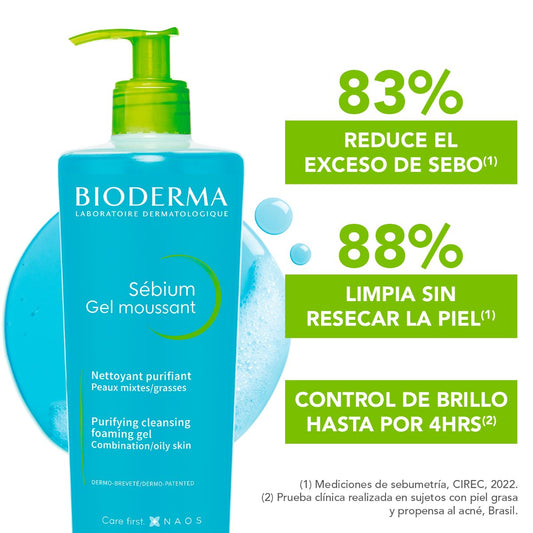BIODERMA Sébium gel moussant 500ml