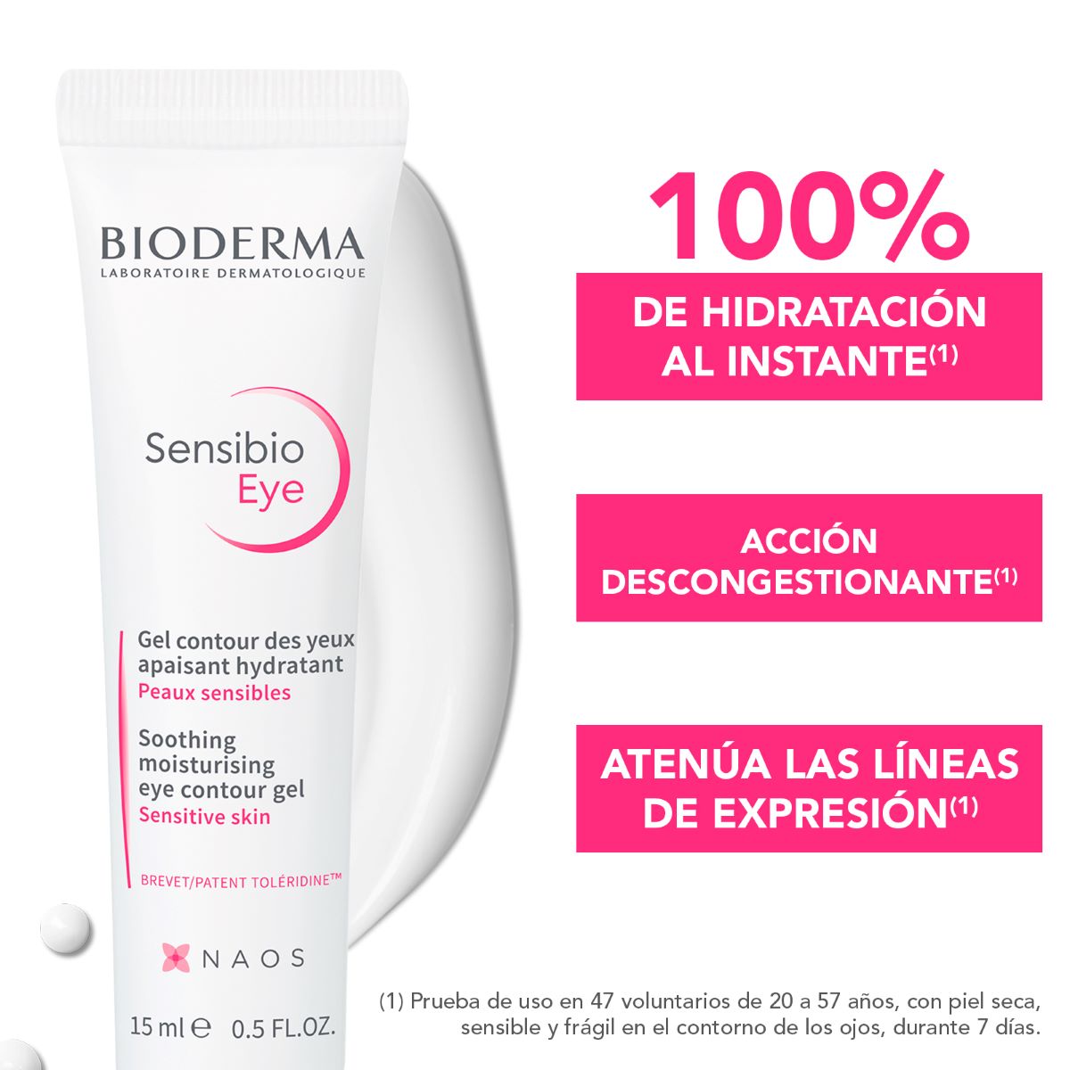 BIODERMA Sensibio contorno de ojos 15ml