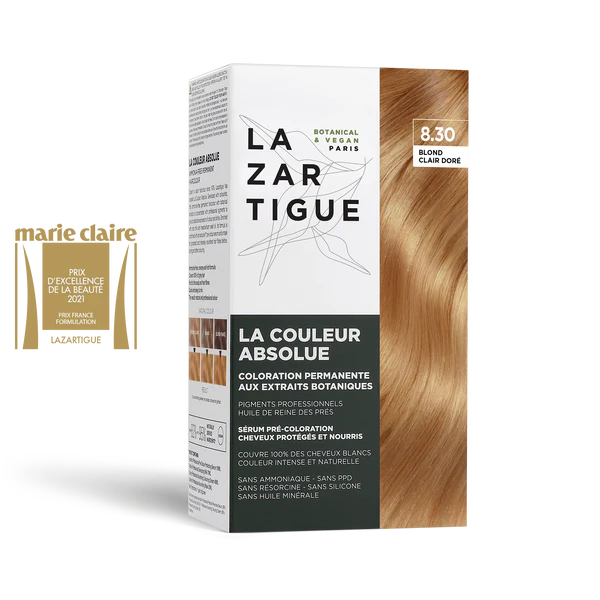 LAZARTIGUE Permanent haircolor 8.30 BLOND CLAIR DORÉ