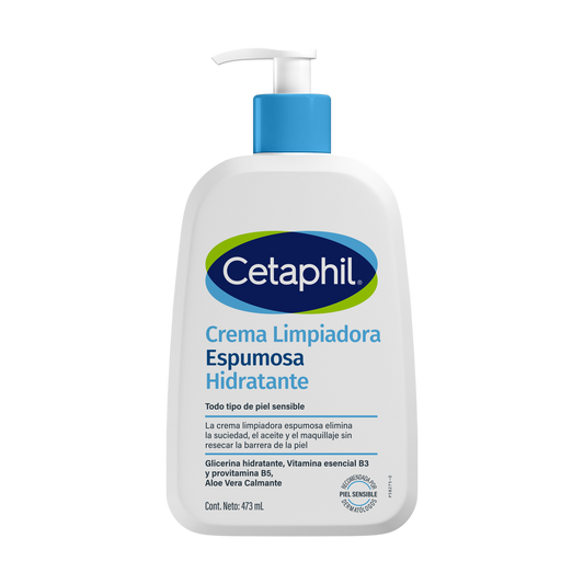 CETAPHIL Crema limpiadora espumosa hidratante 237ml