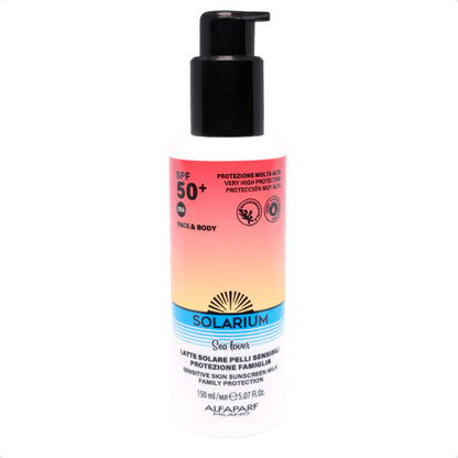 SOLARIUM fps50+ sensitive skin sunscreen milk - family protection 150 ml
